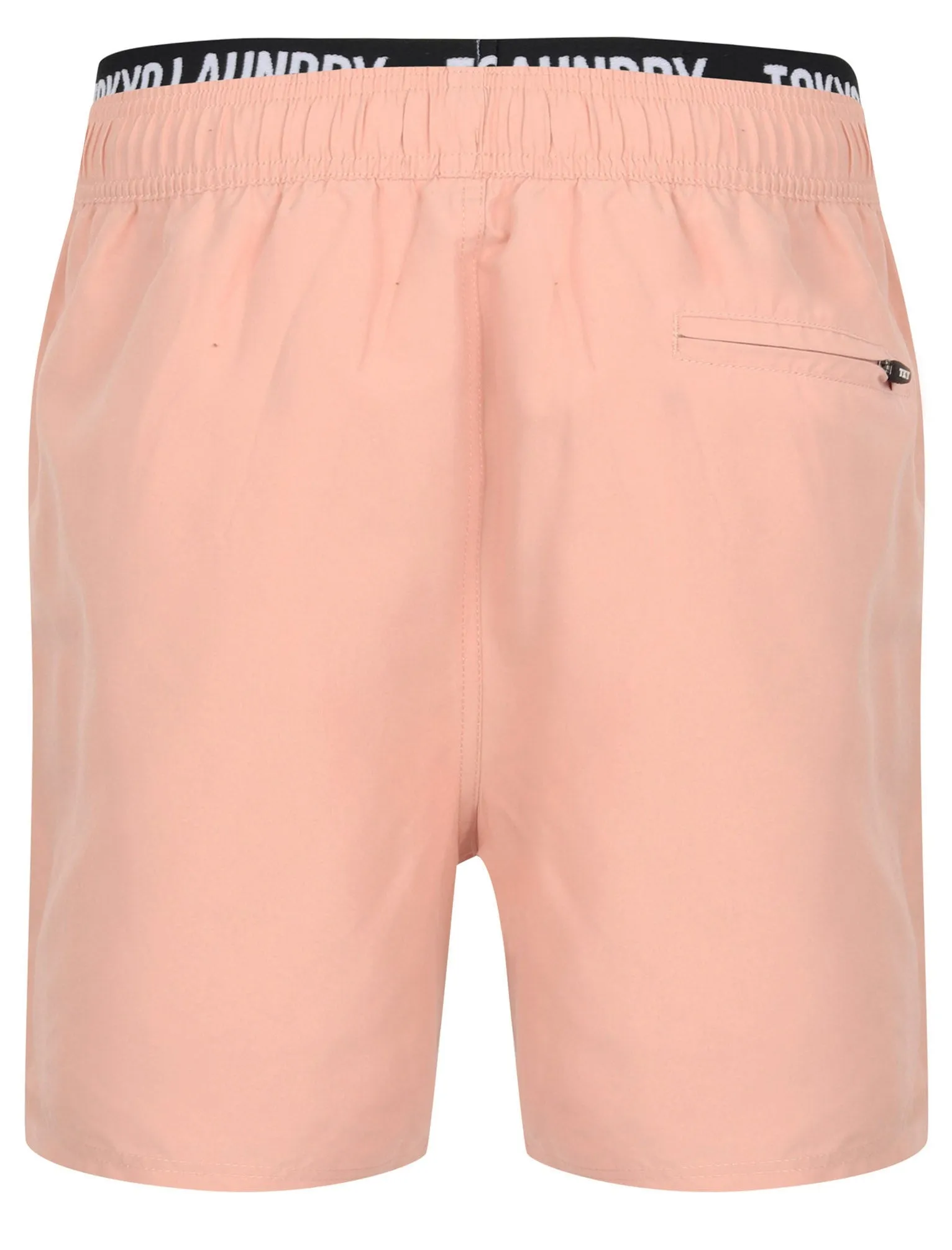 Ailani Swim Shorts with Plush Waistband Insert In Coral Cloud - Tokyo Laundry