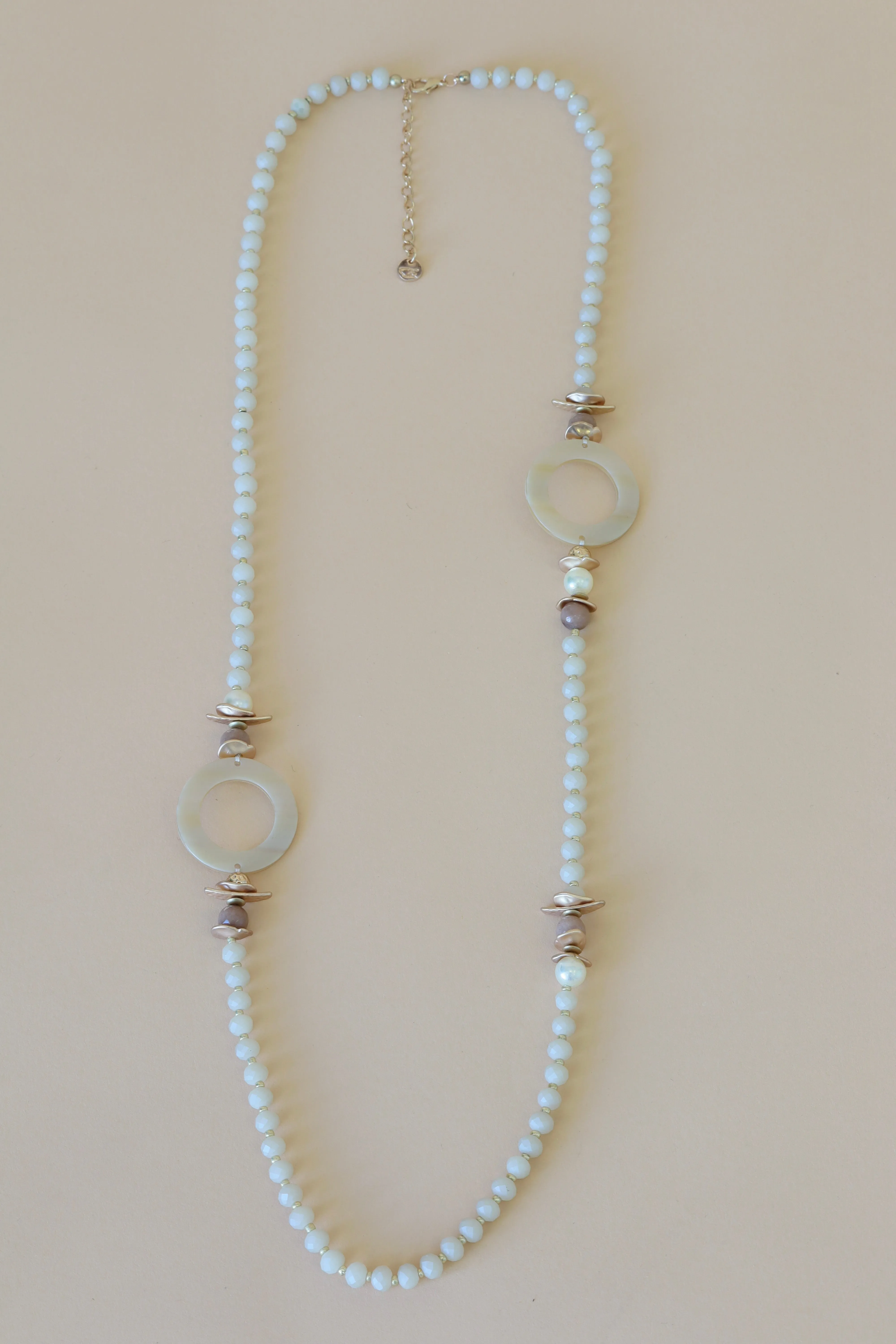 Ali Necklace in Cream