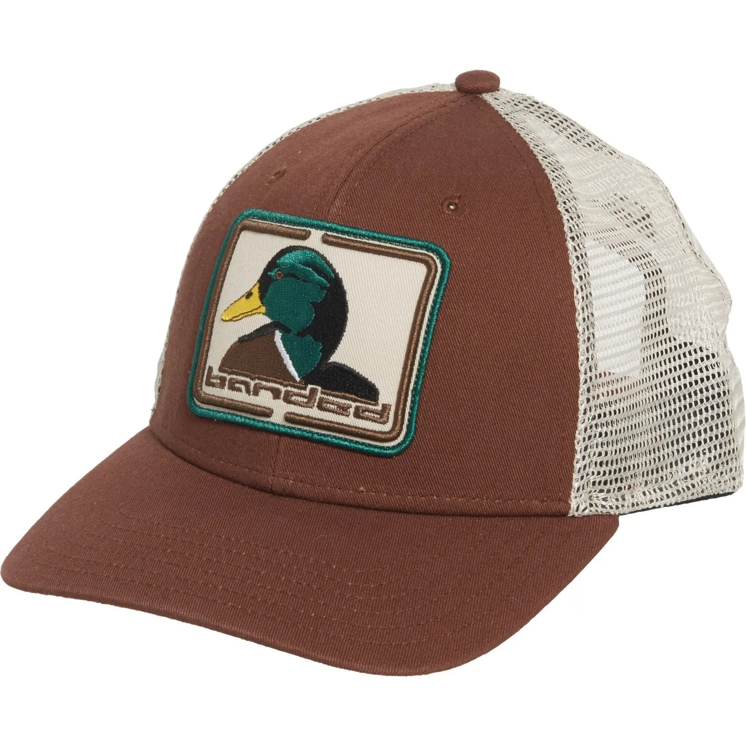 Banded Mallard Patch Trucker Cap Hat