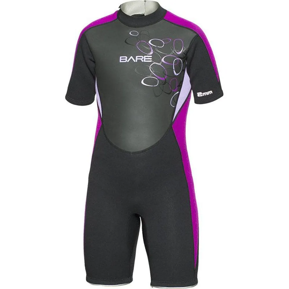 Bare 2 MM Manta Shorty Neoprene Youth Scuba Diving Wetsuit