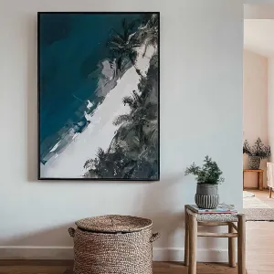 Beach Days Framed Canvas Art