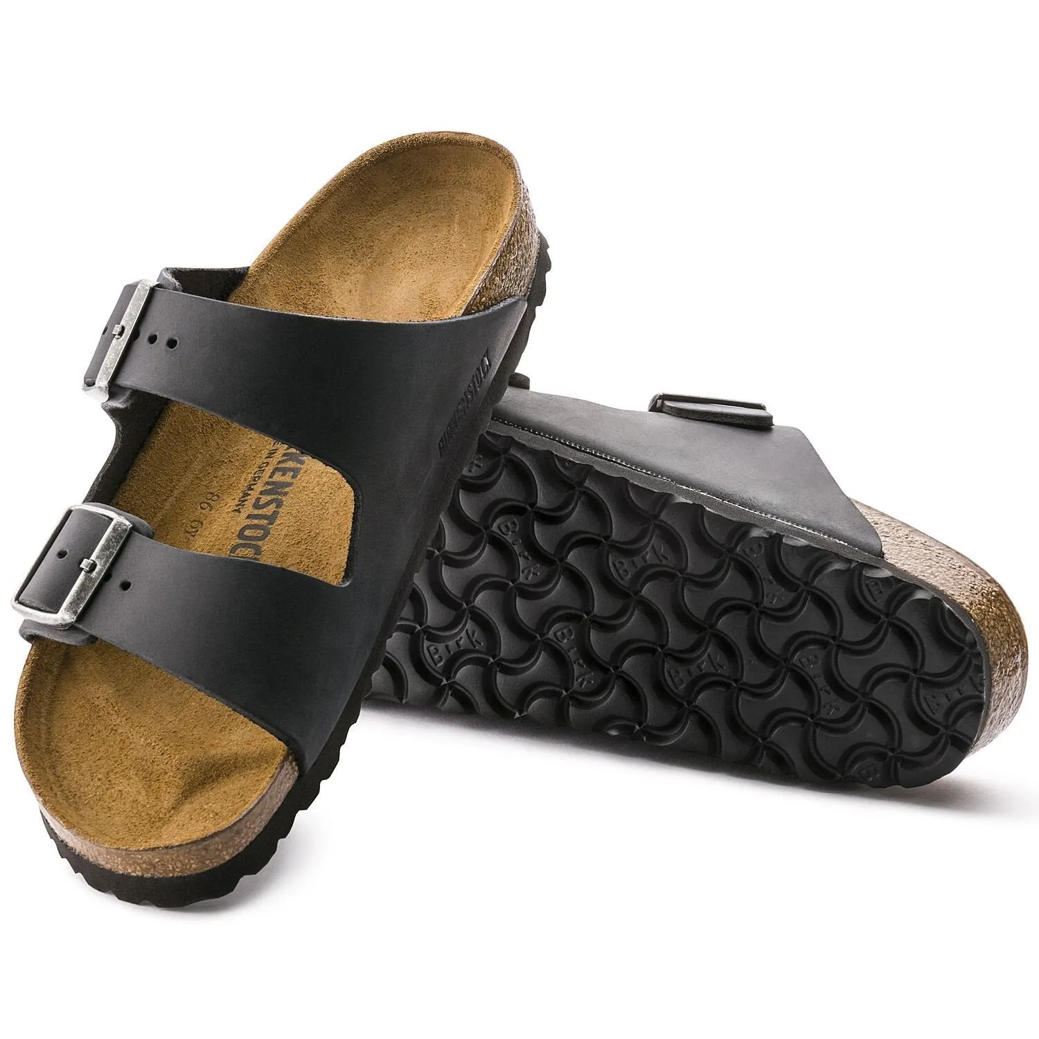 Birkenstock Arizona 552113 Oiled Leather Black