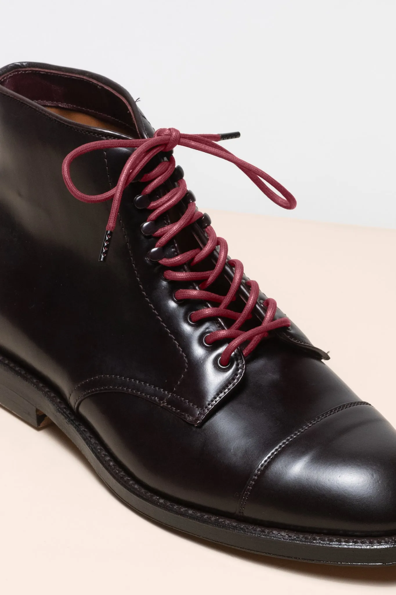 Bordeaux | 4 mm Round Waxed Shoelaces