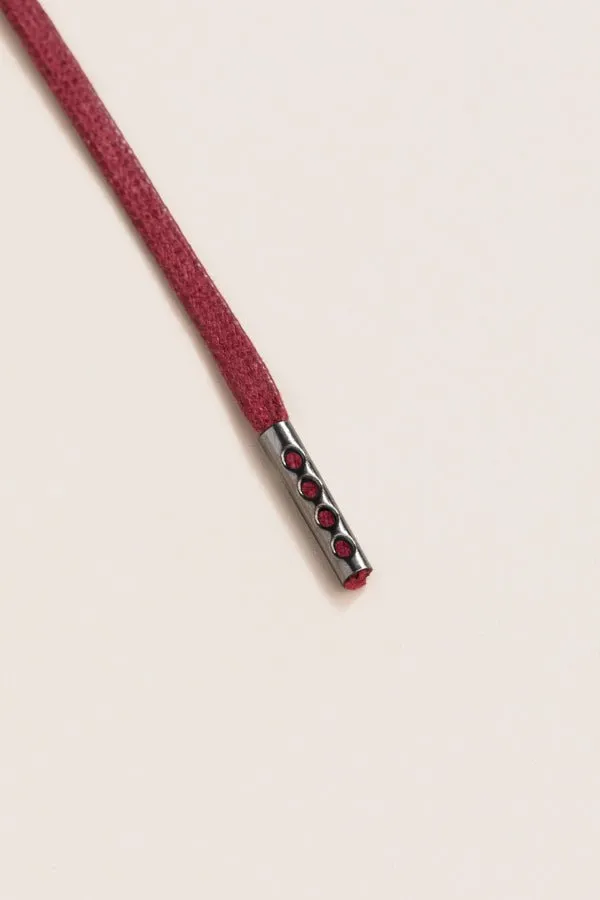 Bordeaux | 4 mm Round Waxed Shoelaces