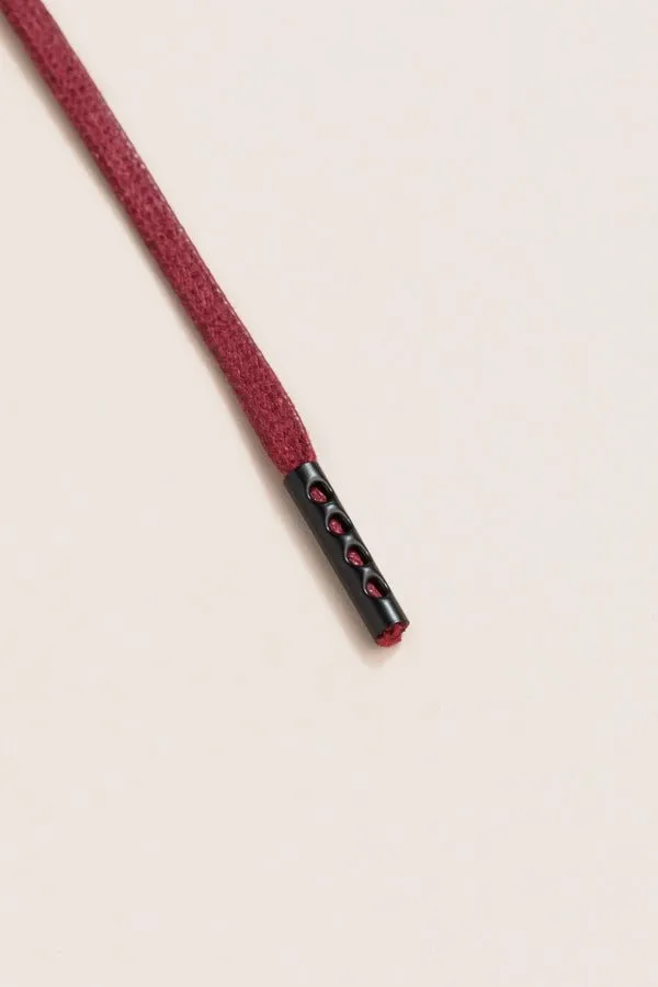 Bordeaux | 4 mm Round Waxed Shoelaces