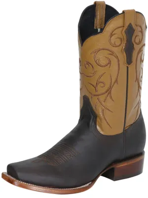 Botas Vaqueras Rodeo Clasicas de Piel Genuina para Hombre 'El Señor de los Cielos' - ID: 124070