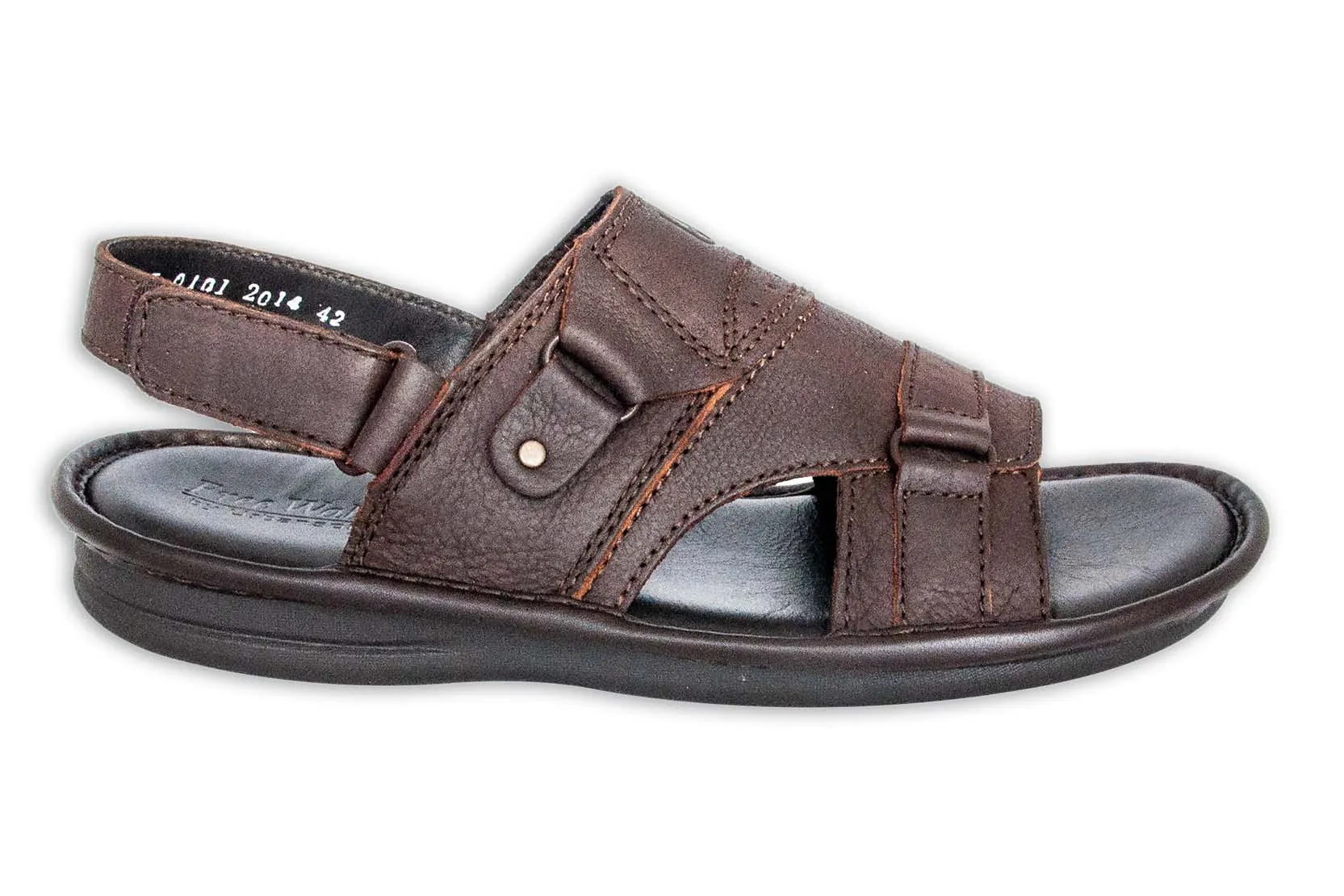 Broad Strapped Mens Leather Sandals