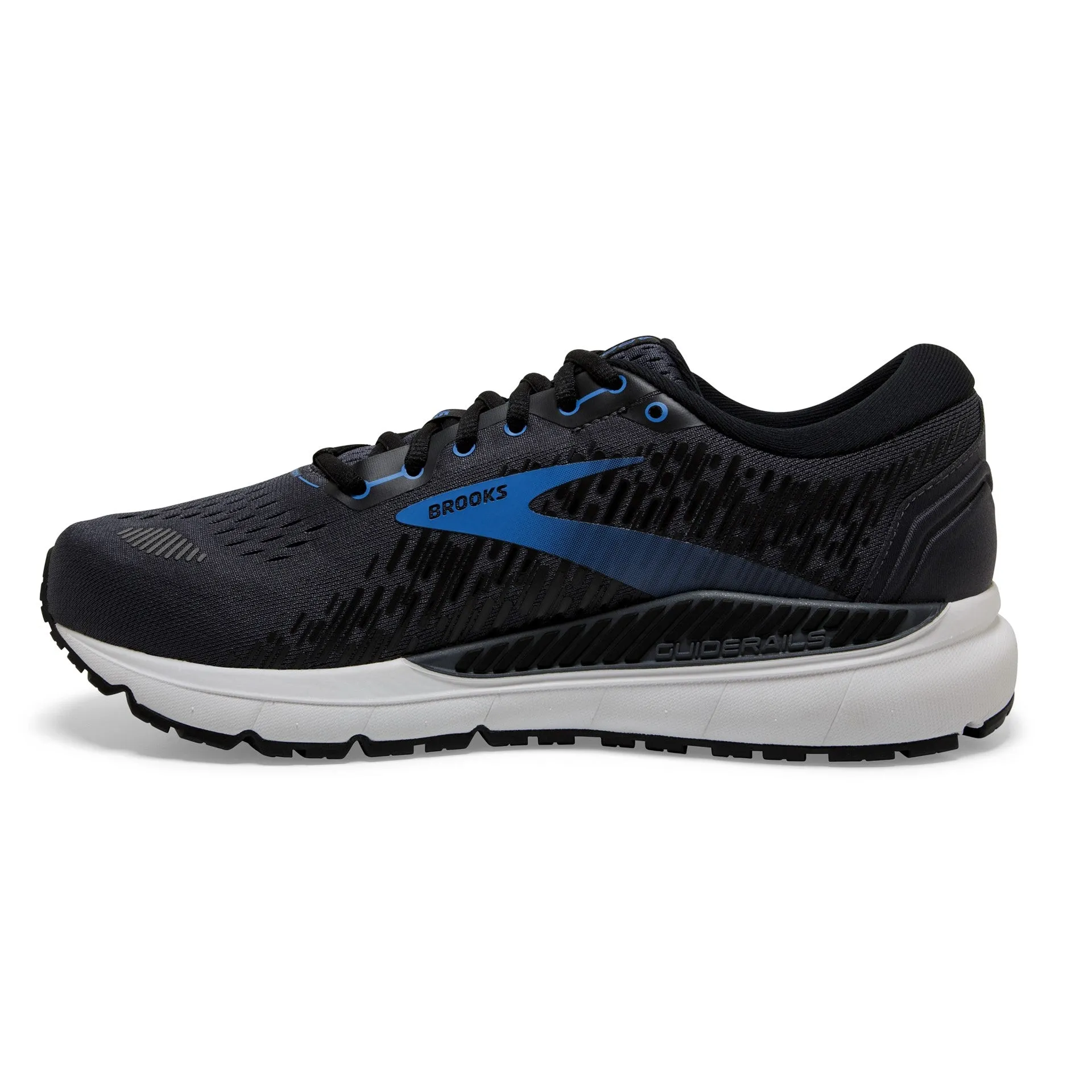 Brooks Addiction GTS 15 Mens Wide Width Running Shoes - India Ink, Black, Blue