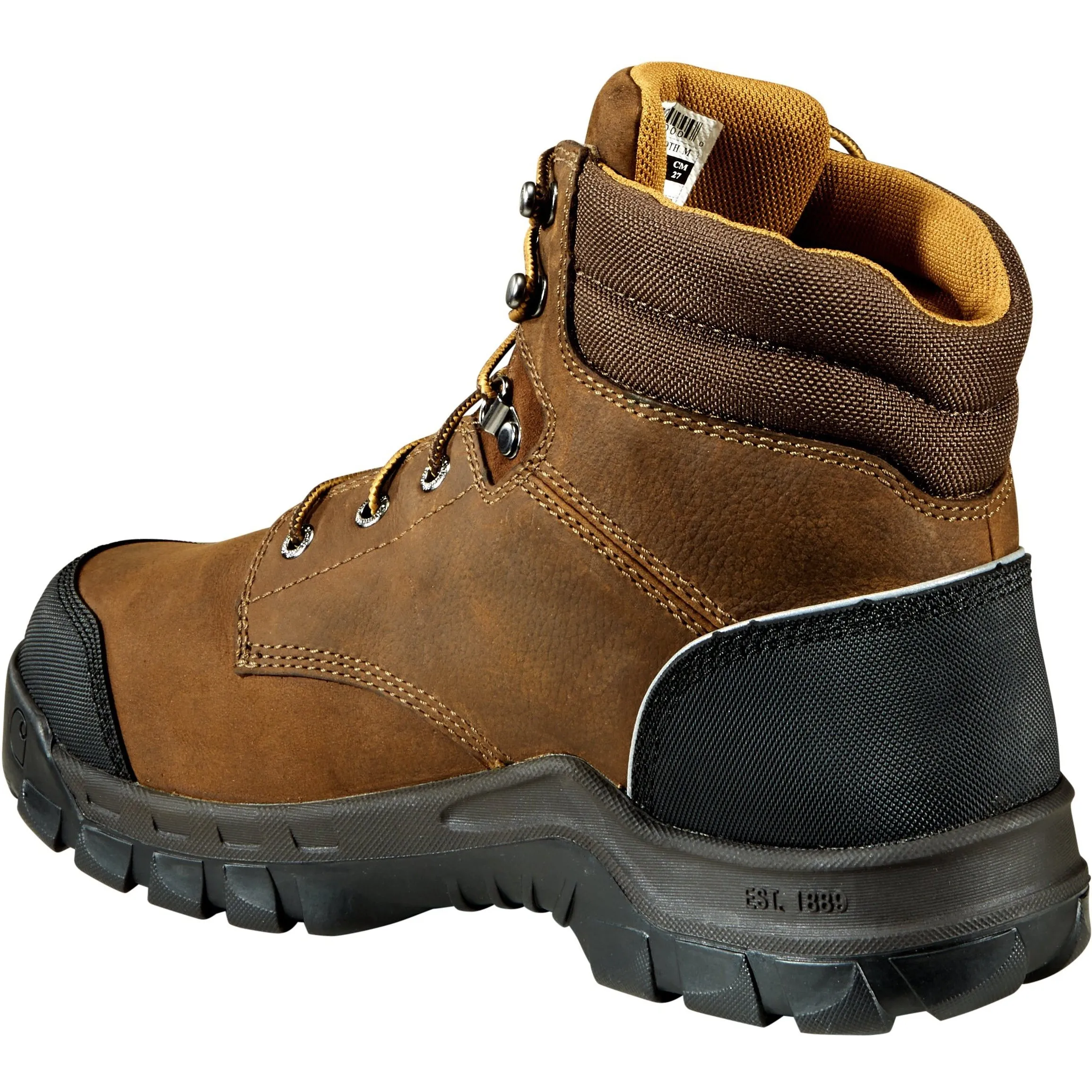 Carhartt Men's 6" Comp Toe WP Metguard Work Boot - Brown - CMF6720