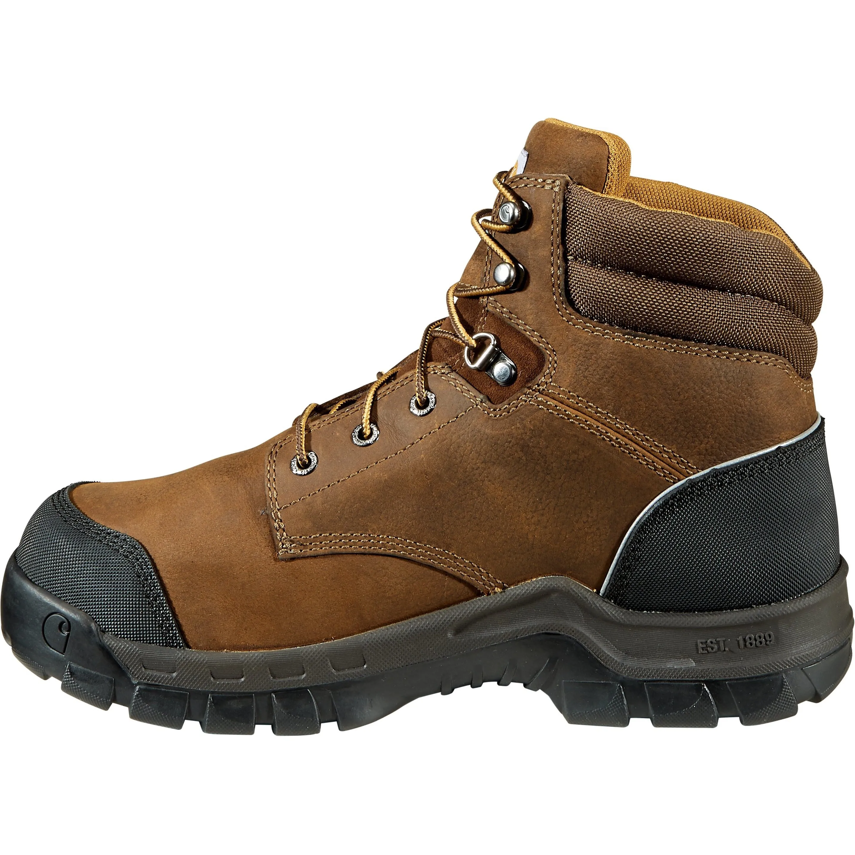 Carhartt Men's 6" Comp Toe WP Metguard Work Boot - Brown - CMF6720