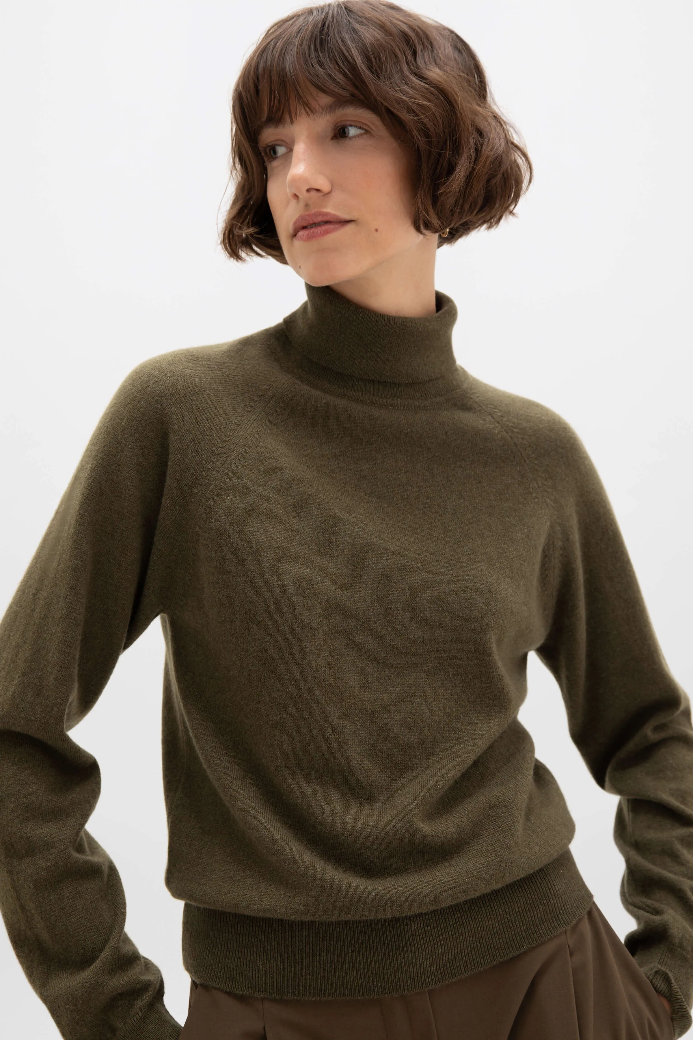 Cashmere Roll Neck