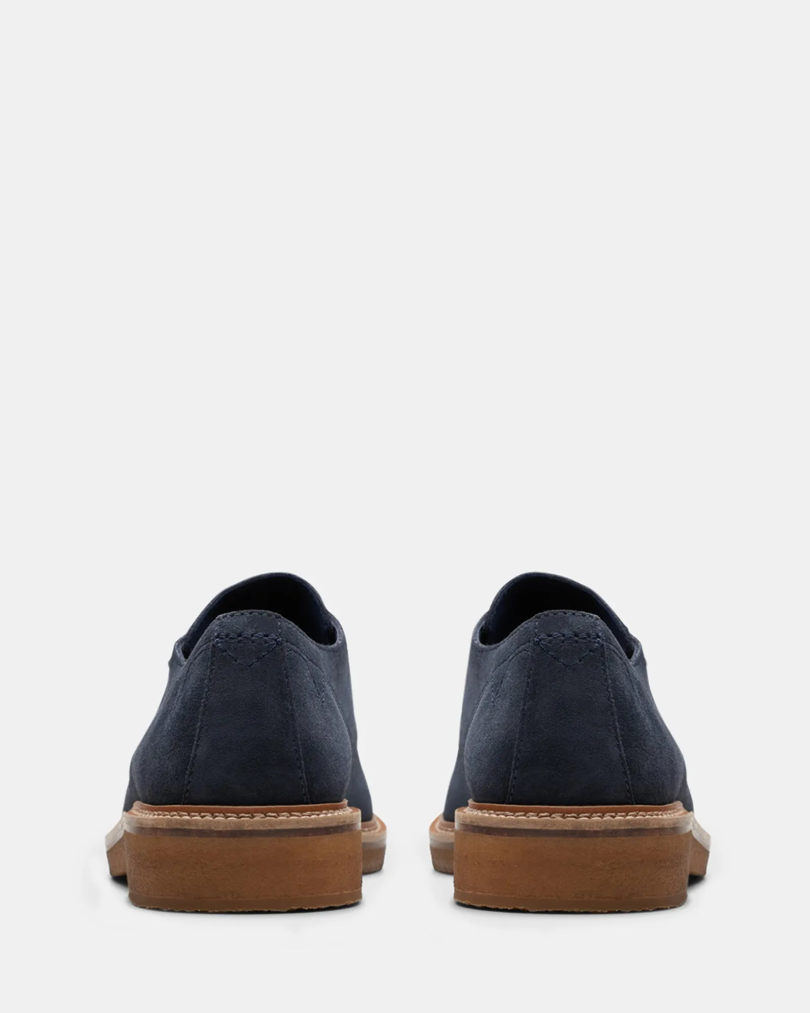 Clarkdale Derby Navy Suede