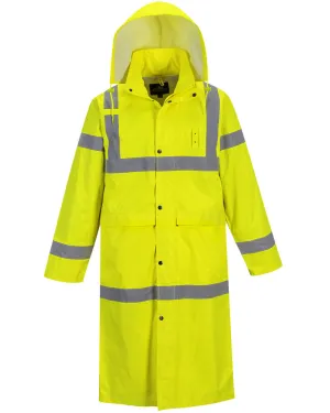 Class 3 Portwest Hi-Vis Reflective 48" Rain Jacket