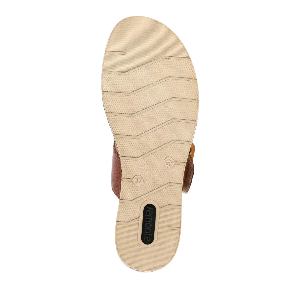 D3068-24 Two Strap Slide Chestnut