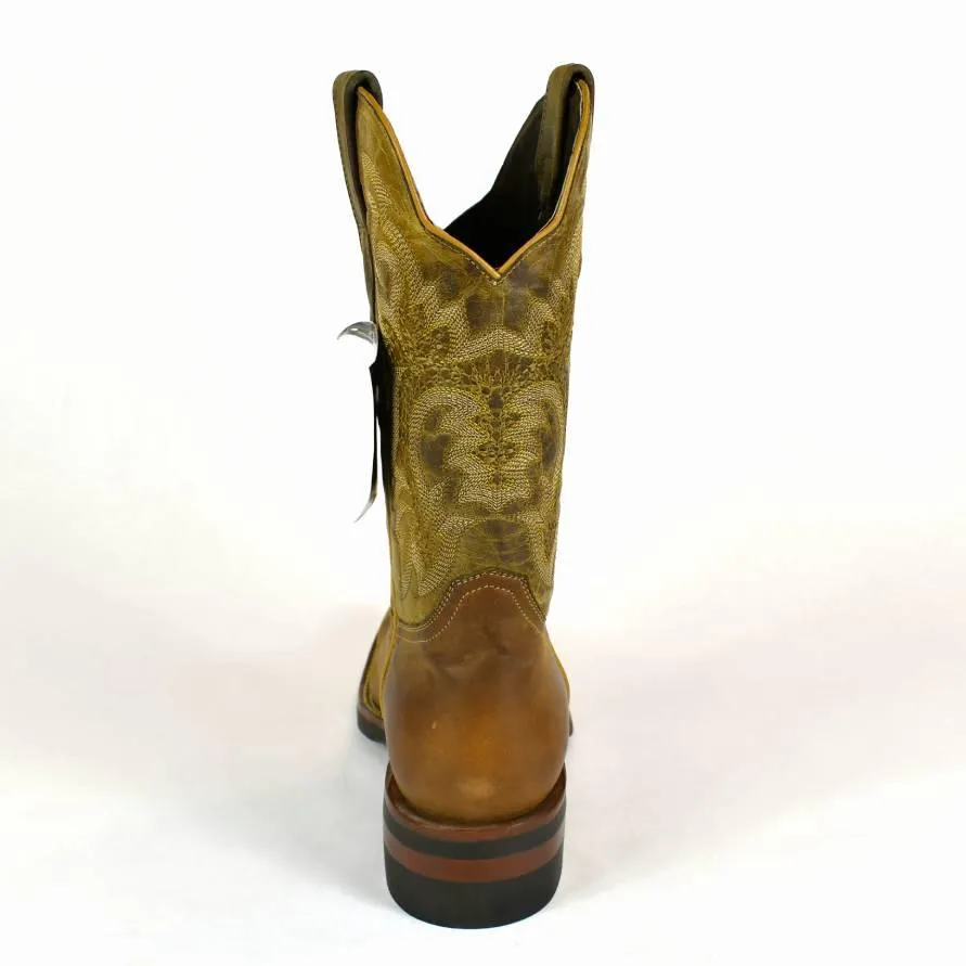 Denver Rodeo Boot, Rubber Sole, French Toe, Oryx Crazy Leather - 845-1