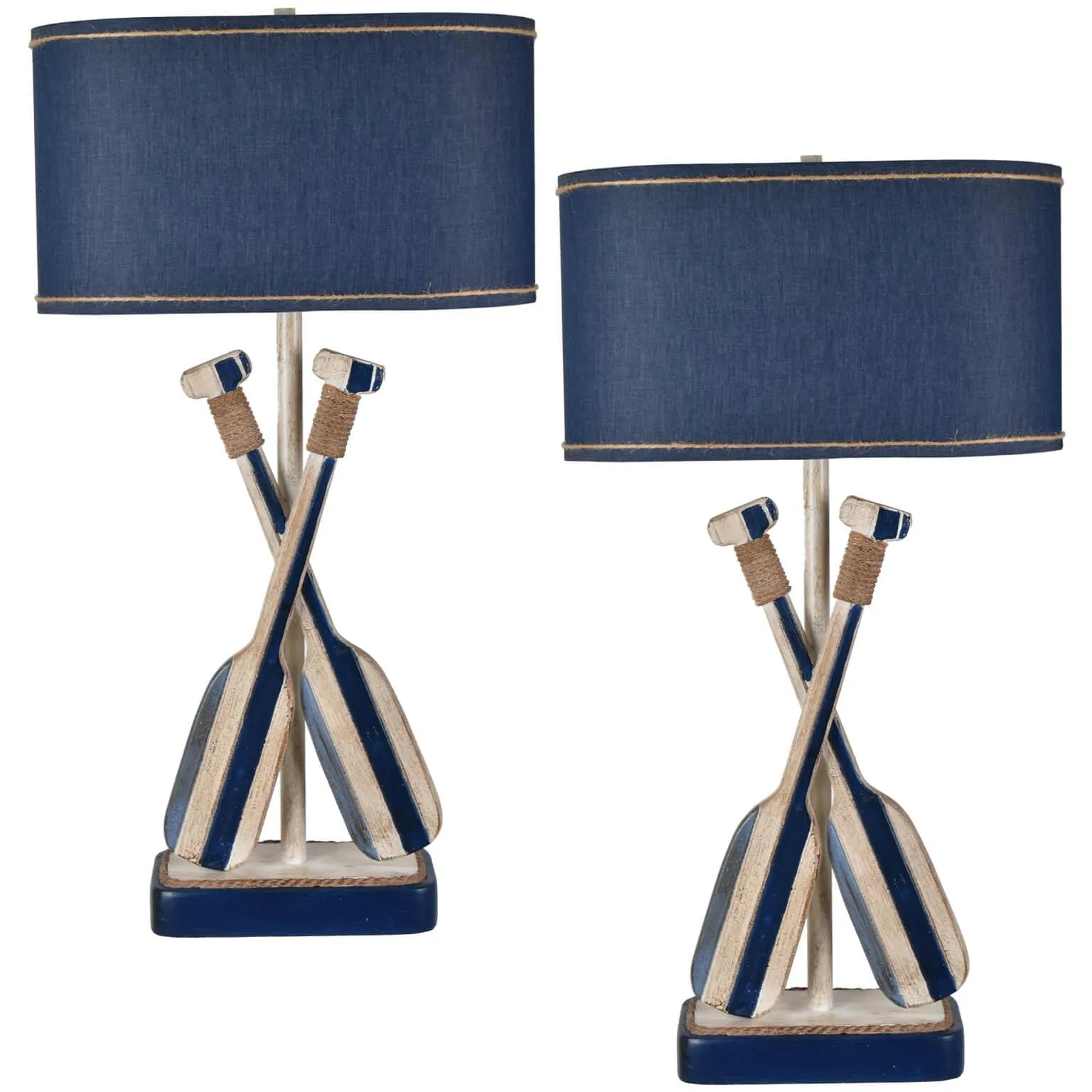 Dockside Oar Table Lamps