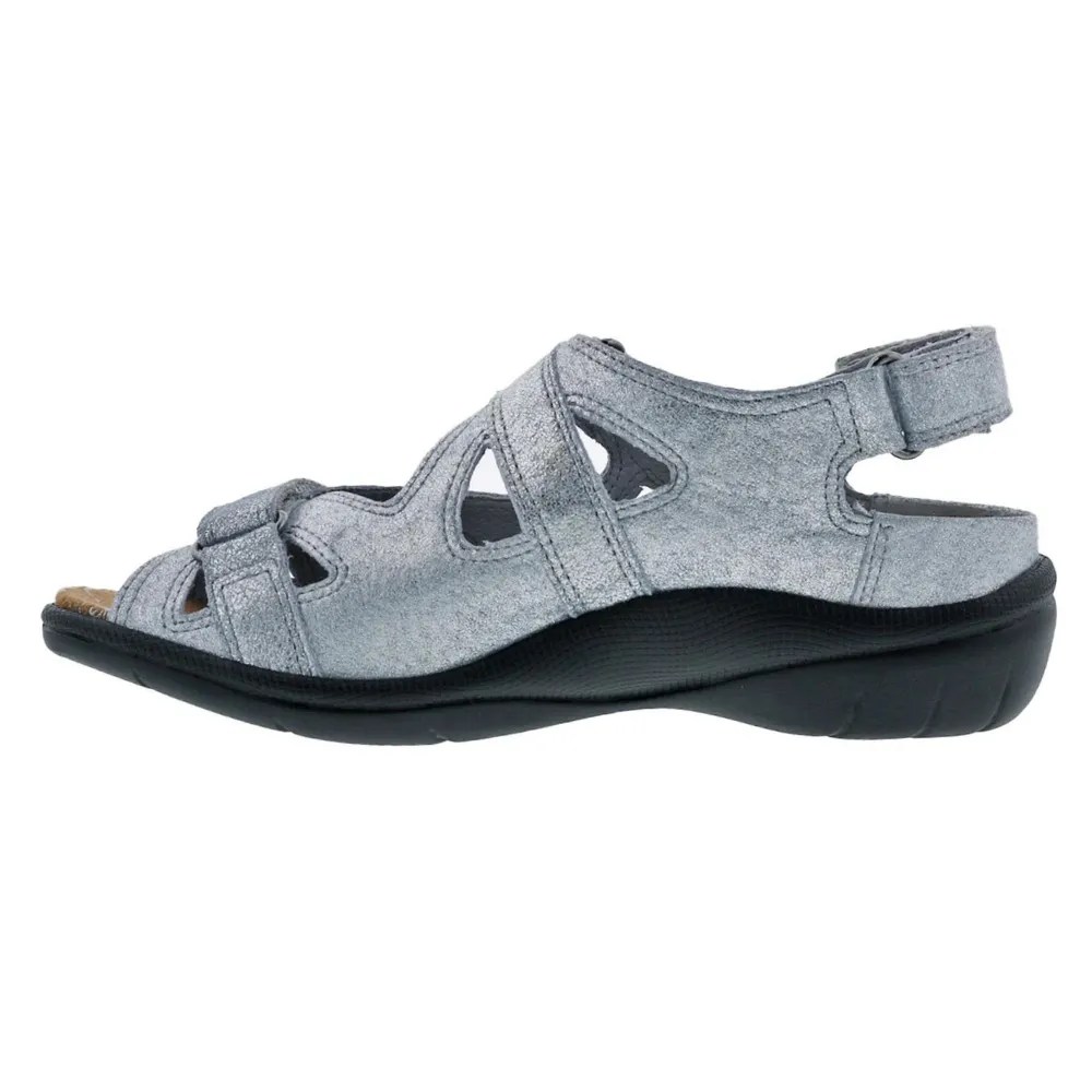 Drew Lagoon Denim Dusty Sandal (Women's)