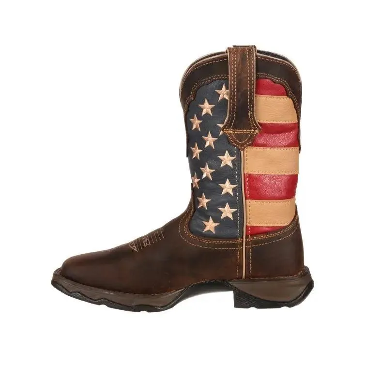 Durango Rebel Women’s Patriotic Pull-on Western Flag Boot RD4414