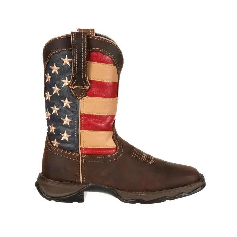 Durango Rebel Women’s Patriotic Pull-on Western Flag Boot RD4414