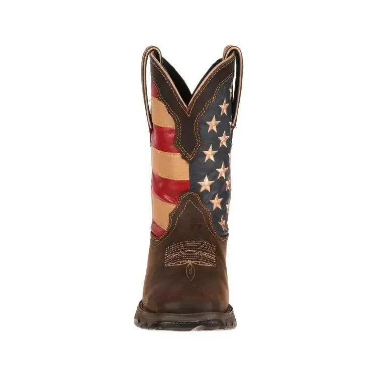 Durango Rebel Women’s Patriotic Pull-on Western Flag Boot RD4414