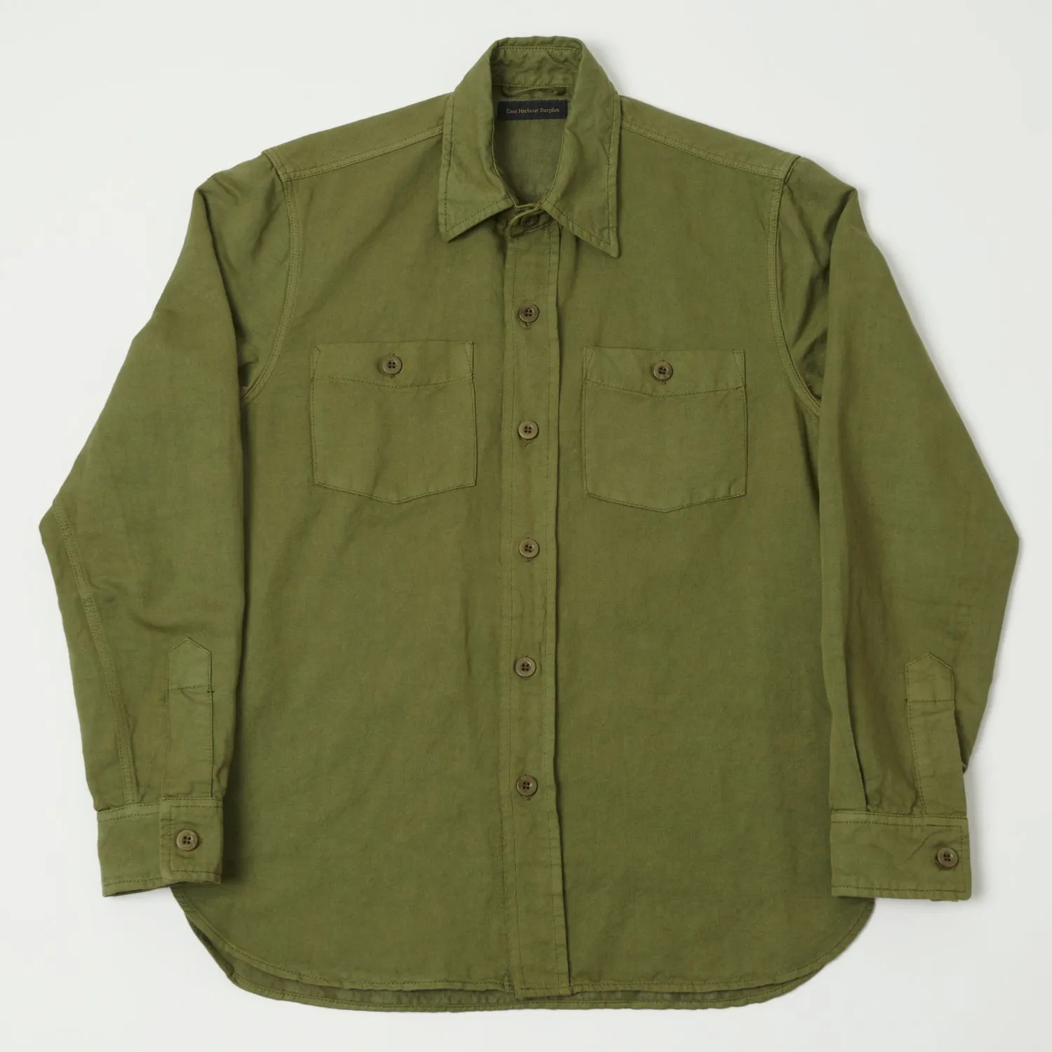 East Harbour Surplus 'Dickies 394' Overshirt - Green