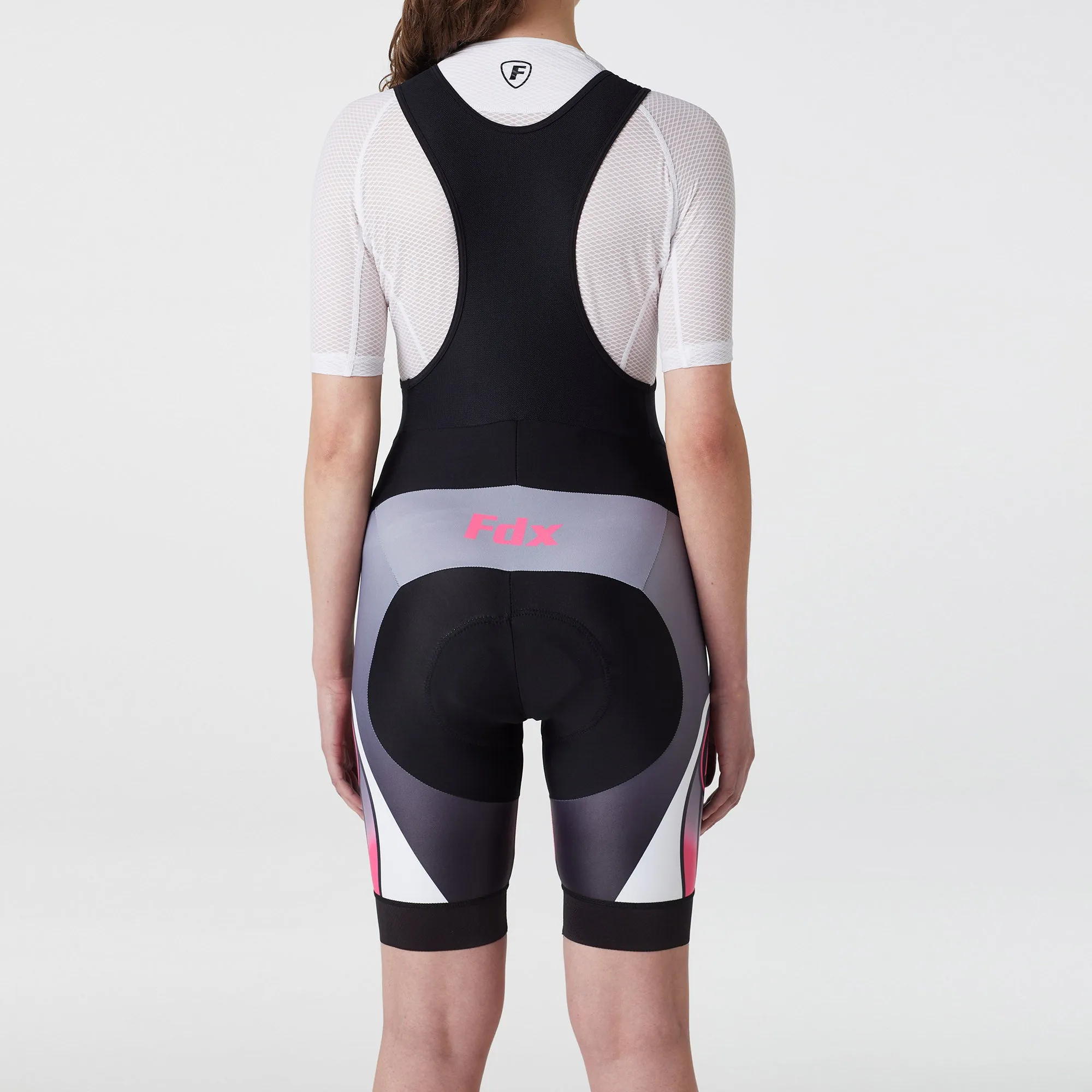 Fdx Signature Pink Women's & Girl's Padded Summer Cycling Bib Shorts