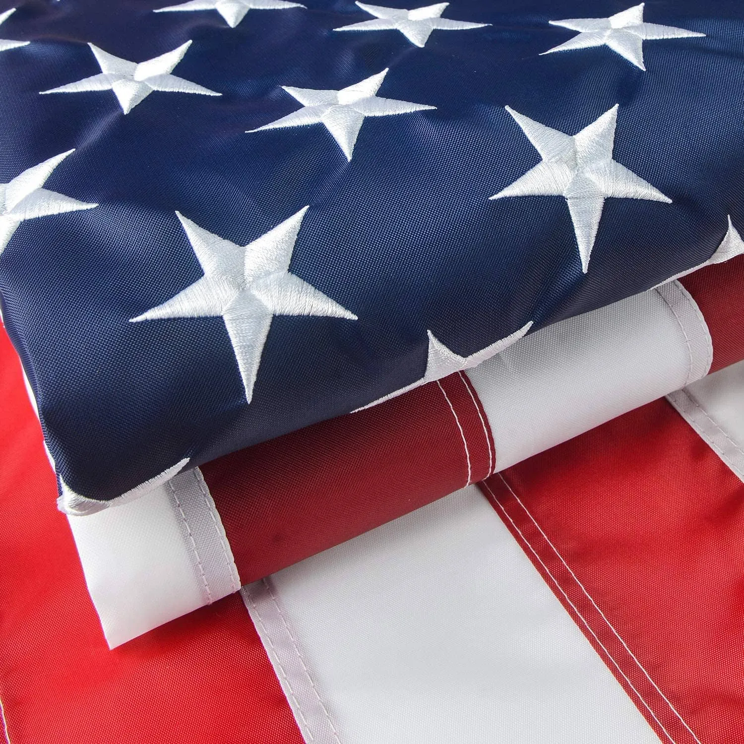 Heavy Duty Embroidered American Nylon Flag 3X5 FT