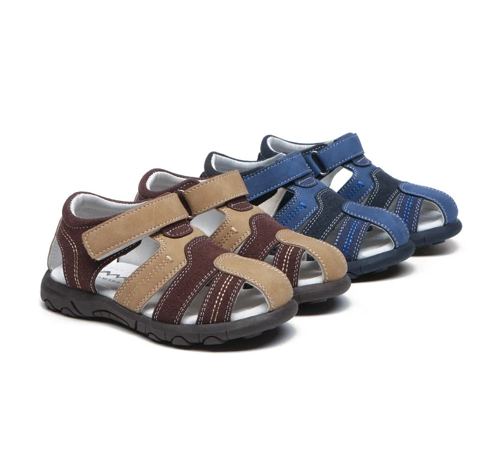 Kids Sandals Hook And Loop Roma Easy Walk Sandals