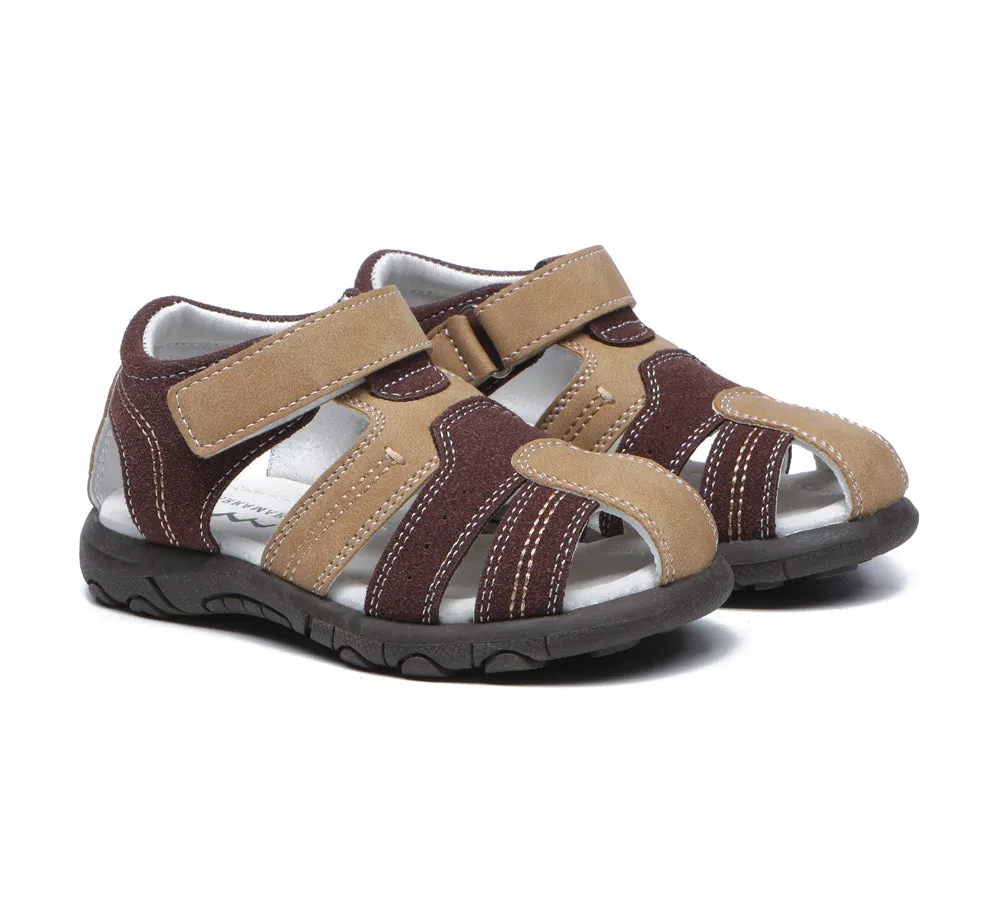 Kids Sandals Hook And Loop Roma Easy Walk Sandals