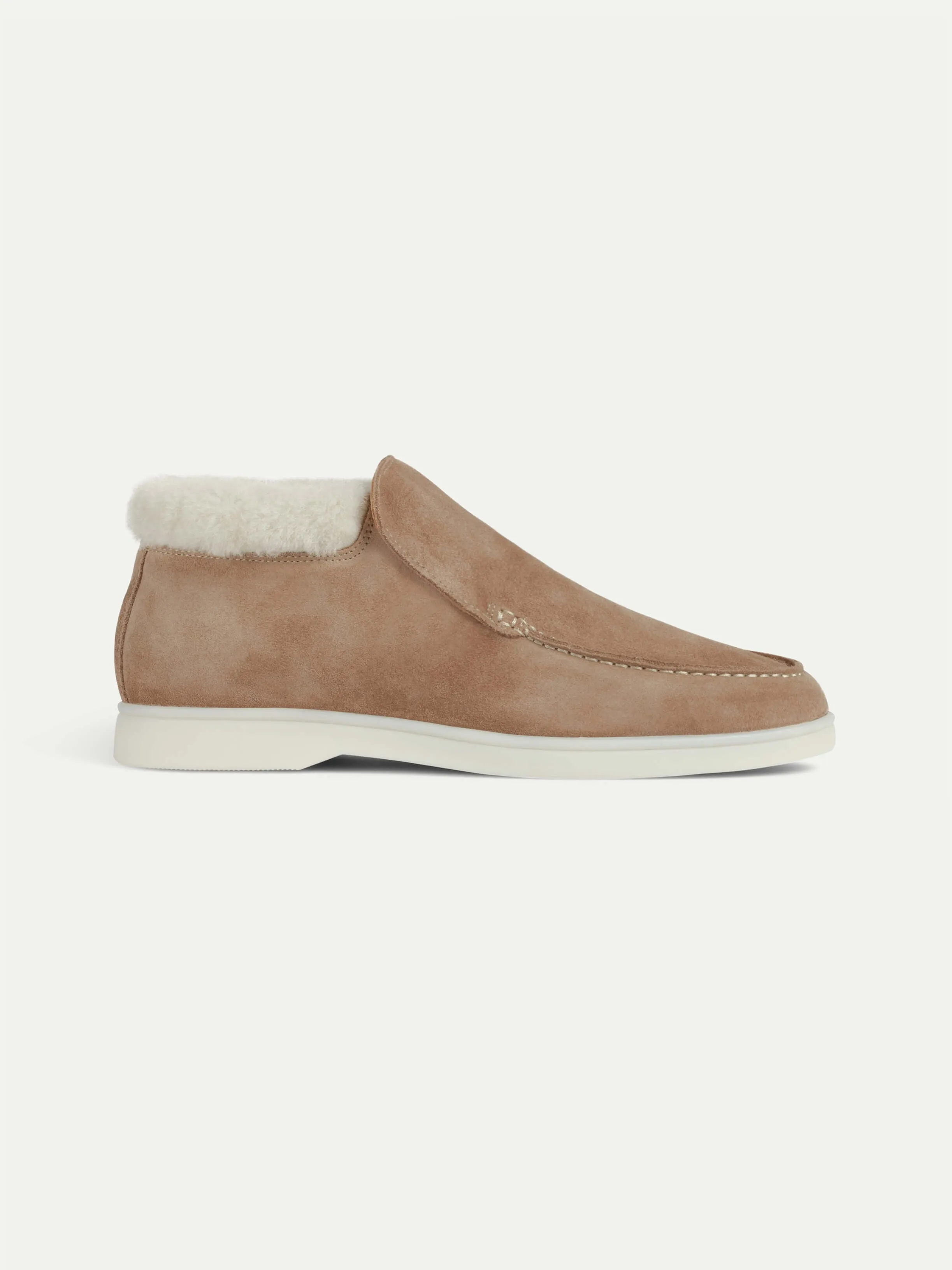 Lady Classic Beige City Loafer Fur