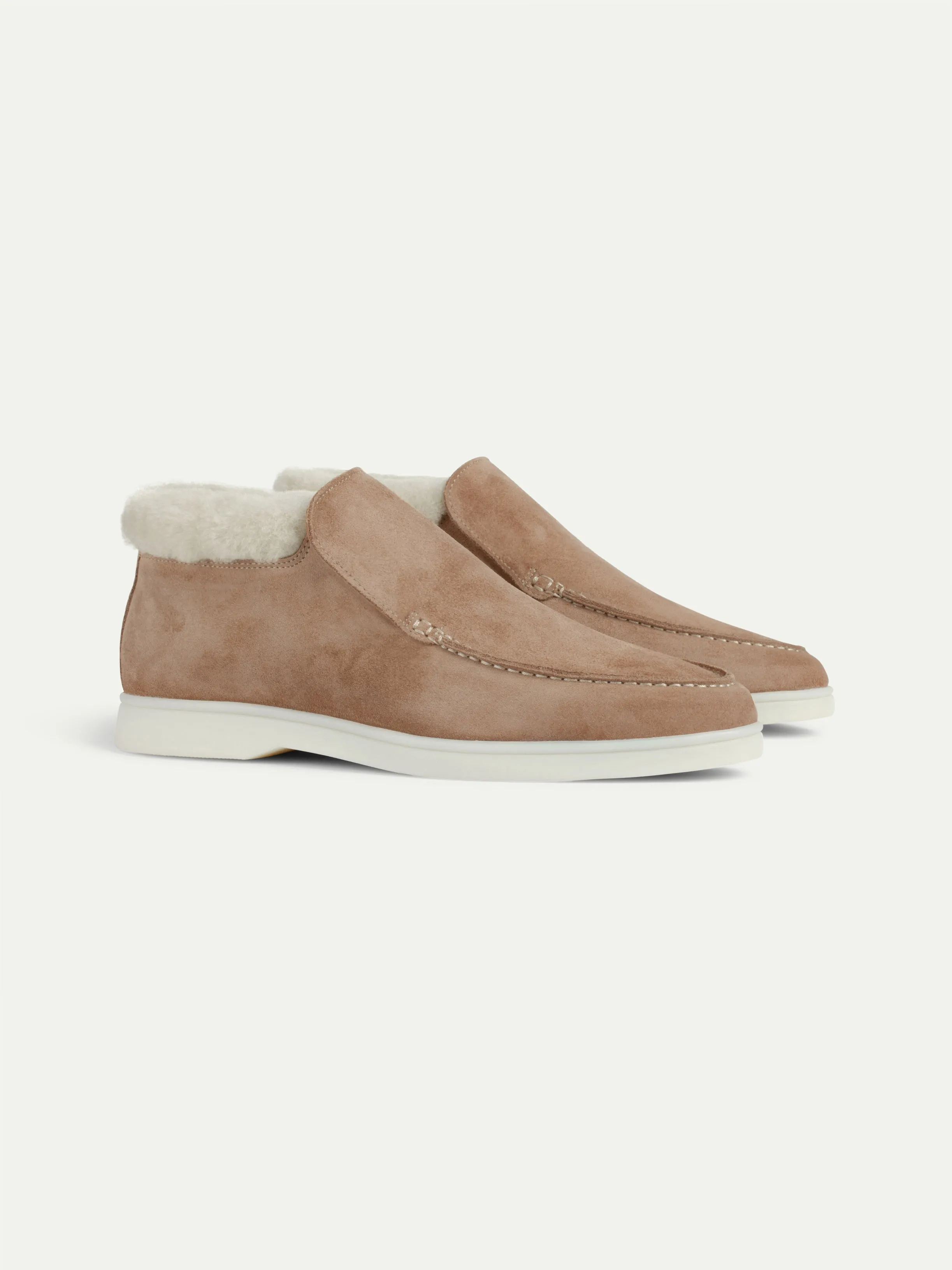 Lady Classic Beige City Loafer Fur