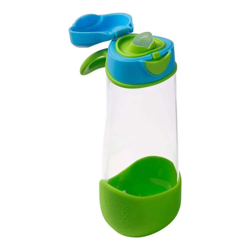 Large Kids Plastic Drink Bottle with Spout by Bbox 600ml Ocean Breeze