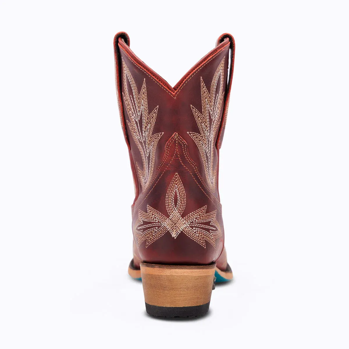 Lexington Bootie by Lane Boots, Smoldering Ruby Cowgirl Boots| Bourbon Cowgirl