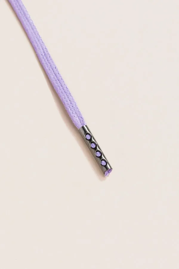 Lilac | 4 mm Round Waxed Shoelaces