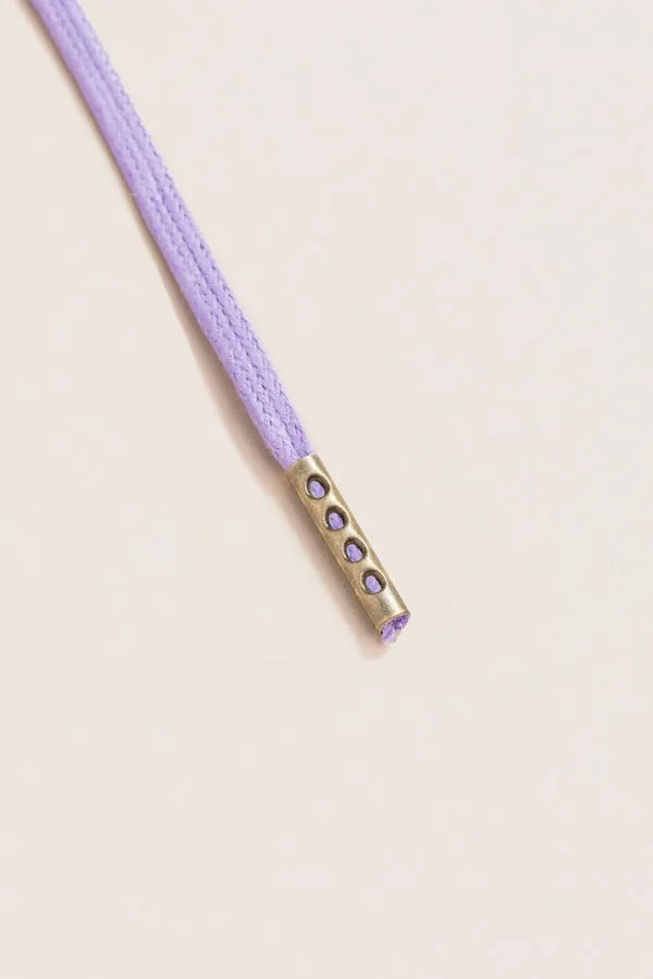 Lilac | 4 mm Round Waxed Shoelaces