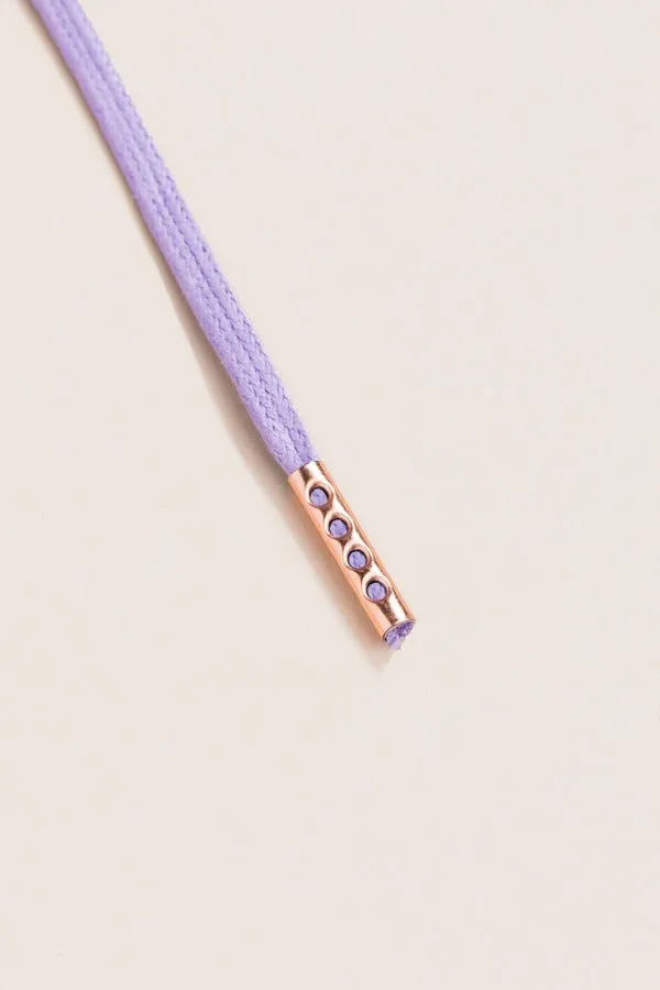 Lilac | 4 mm Round Waxed Shoelaces