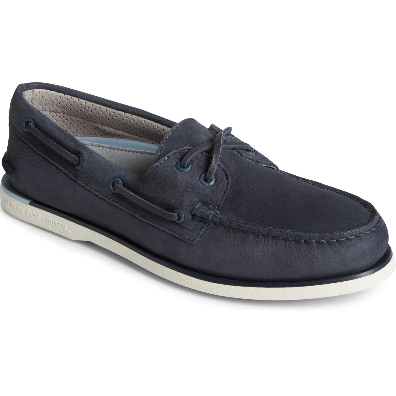 Men's Gold Authentic Original™ 2-Eye Nubuck Navy