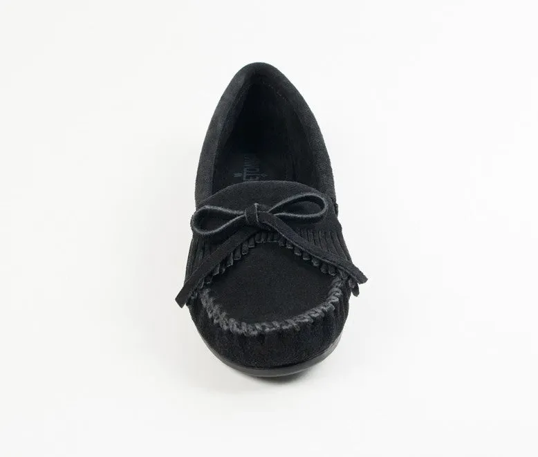 Minnetonka Women's Black Kilty Hardsole