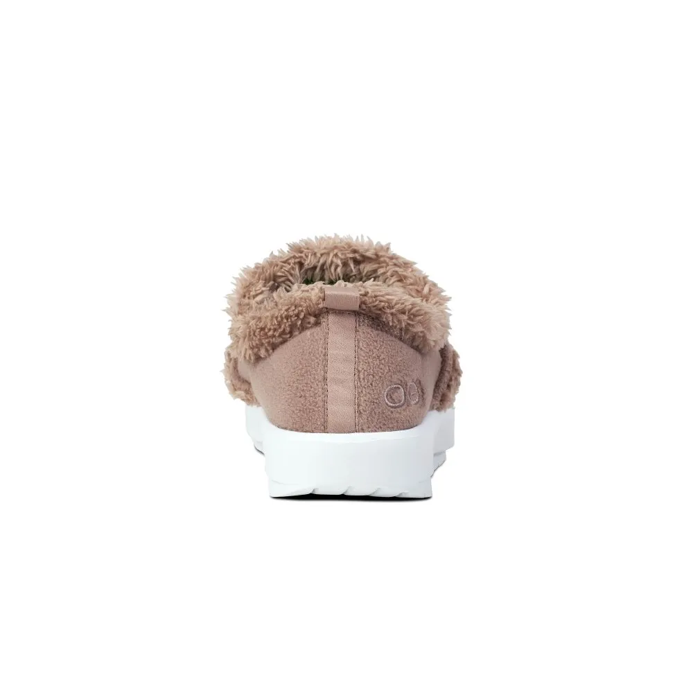 Oofos Women's OOcoozie Low Shoe - Chocolate Sherpa