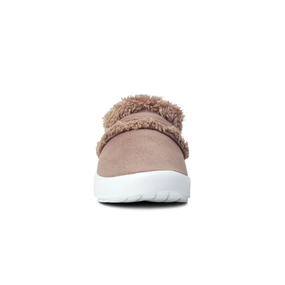 Oofos Women's OOcoozie Low Shoe - Chocolate Sherpa