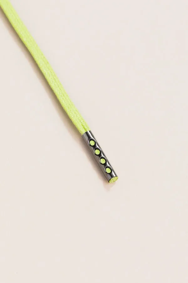 Pastel Green | 4 mm Round Waxed Shoelaces