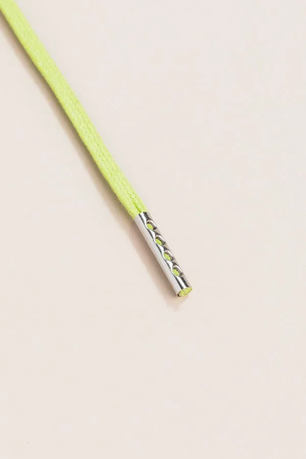 Pastel Green | 4 mm Round Waxed Shoelaces