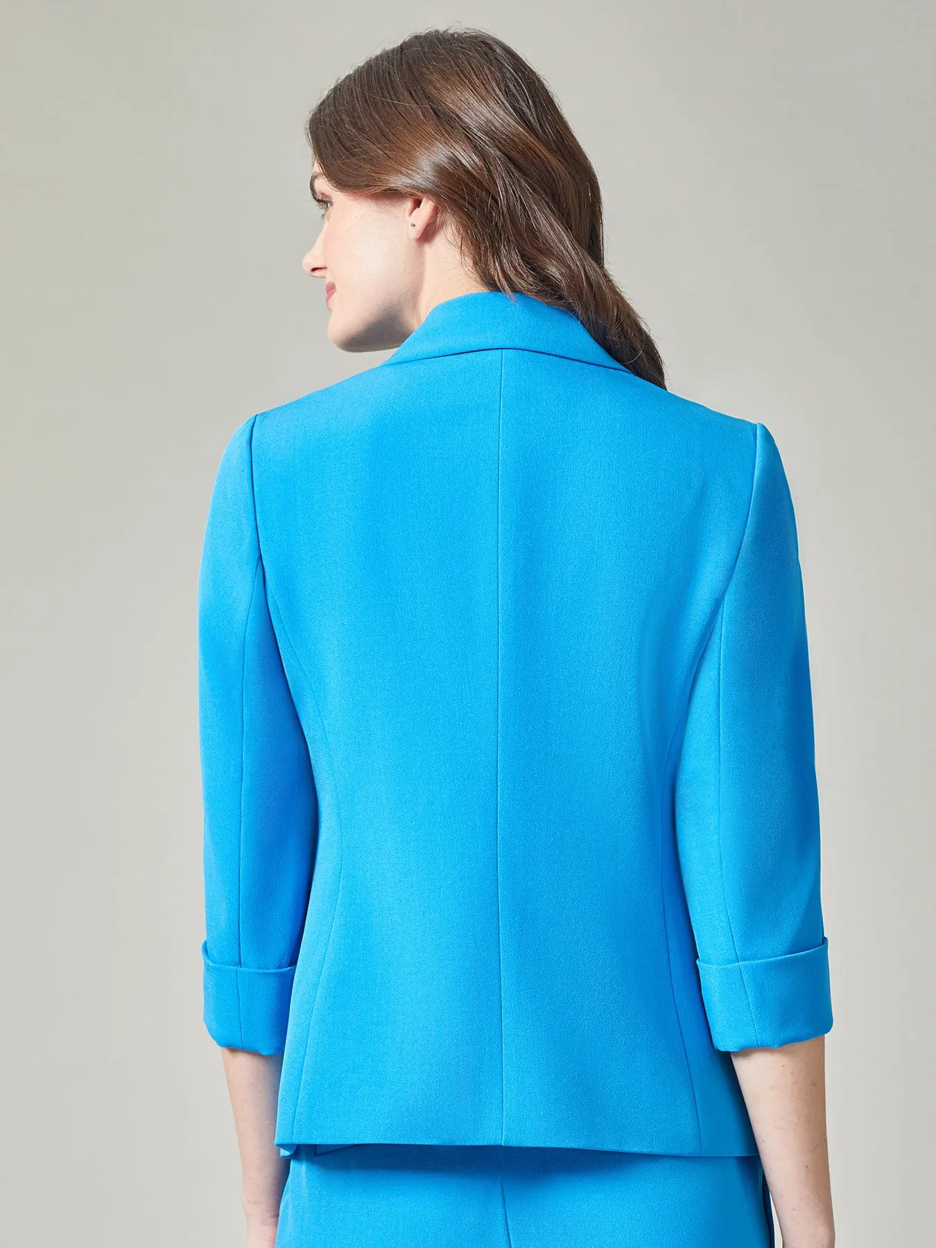 Plus Ava Jacket, Iconic Stretch Crepe