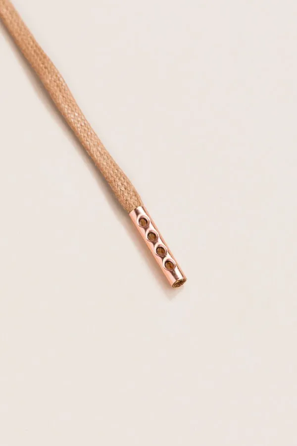 Taupe | 4 mm Round Waxed Shoelaces