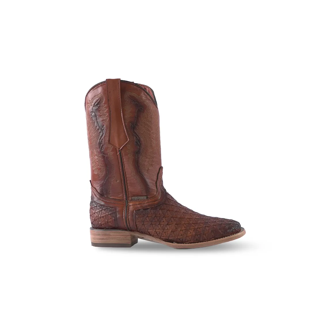 Texas Country  Western Boot Mestizo Miel E678