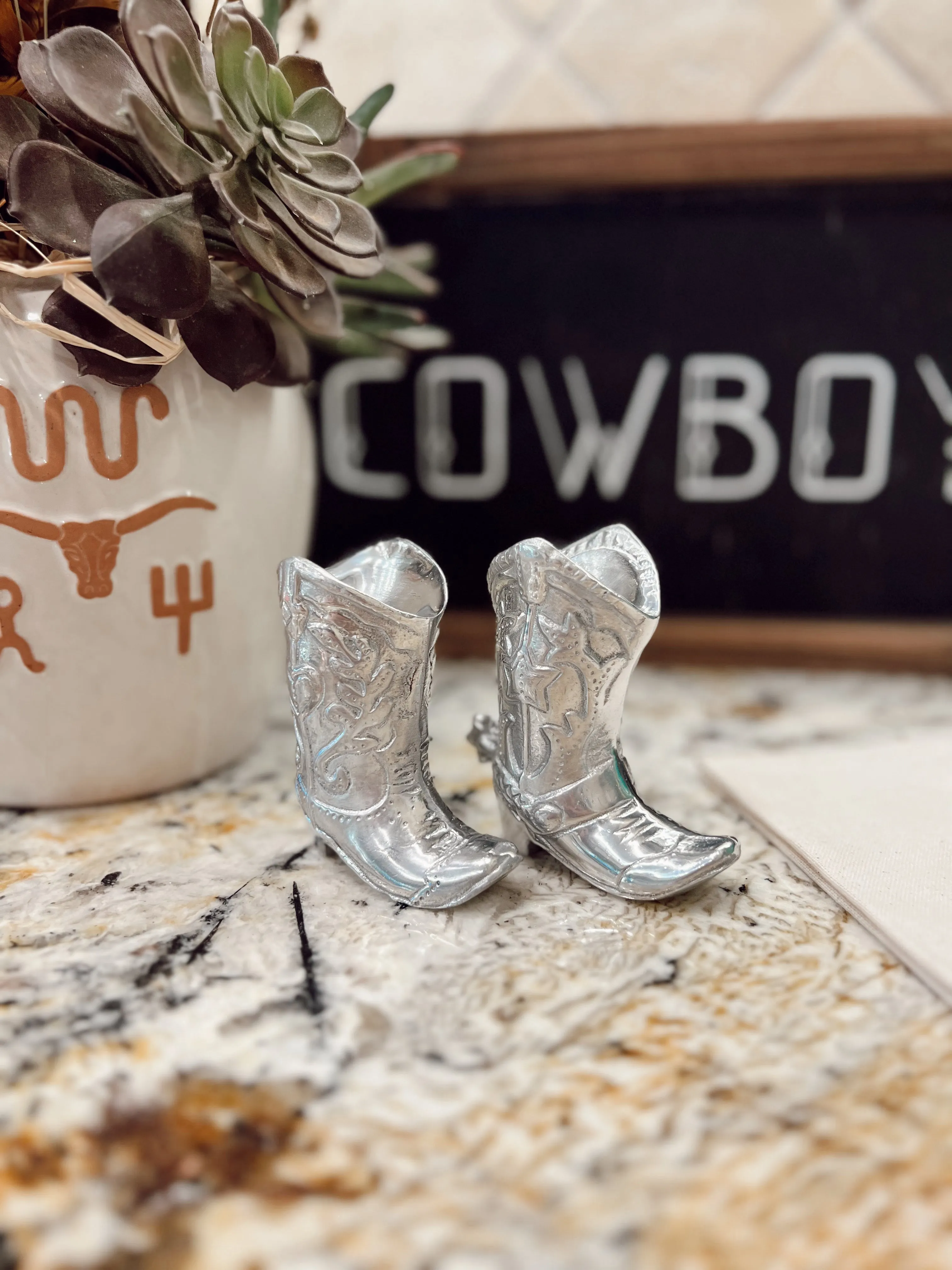 The Boot Salt & Pepper Shakers