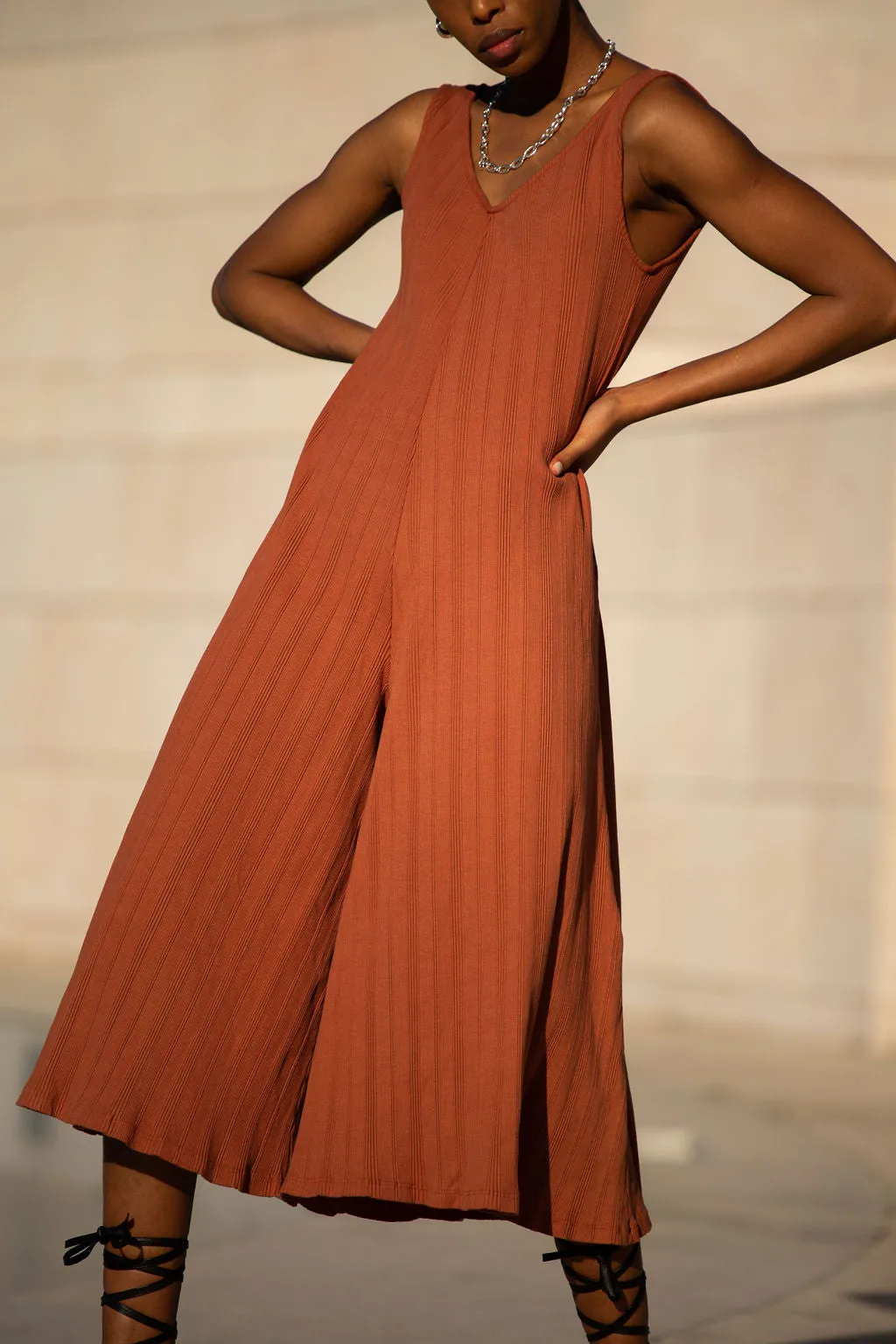 Willow Wide Rib Jumpsuit