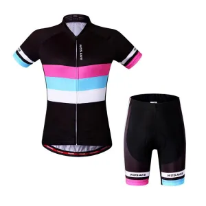 WOSAWE ColorShine-New Short Sleeve Cycling Jersey Set